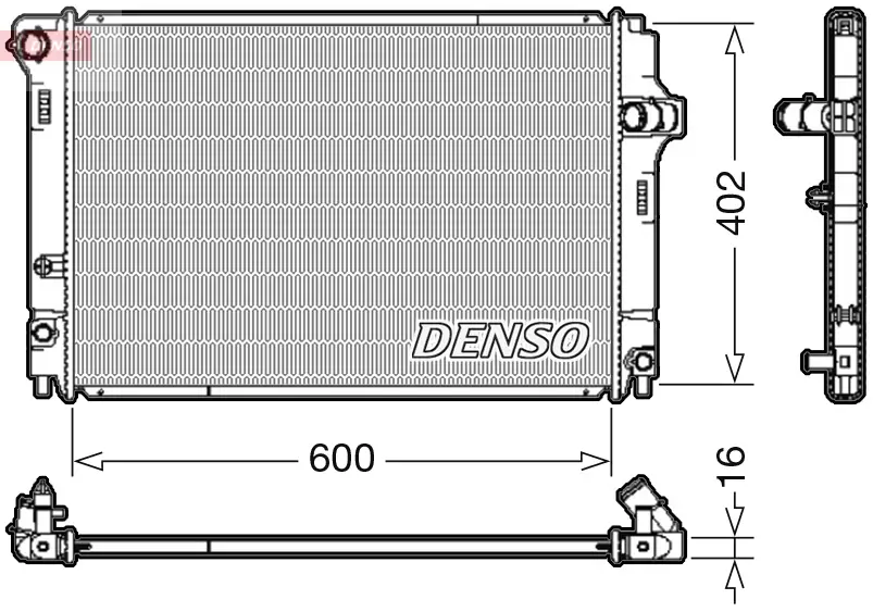 Kühler, Motorkühlung DENSO DRM50089