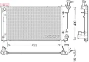 Kühler, Motorkühlung DENSO DRM50098