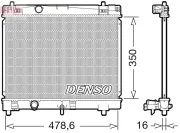 Kühler, Motorkühlung DENSO DRM50103