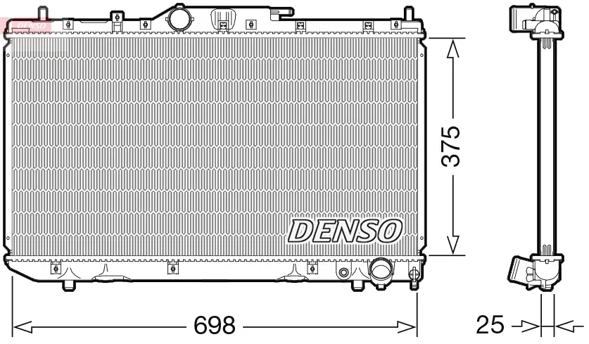 Kühler, Motorkühlung DENSO DRM50114