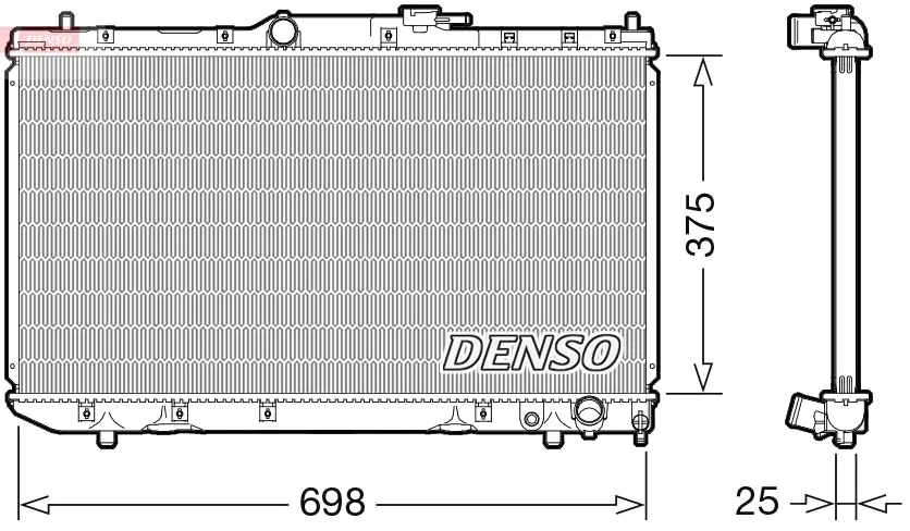 Kühler, Motorkühlung DENSO DRM50116