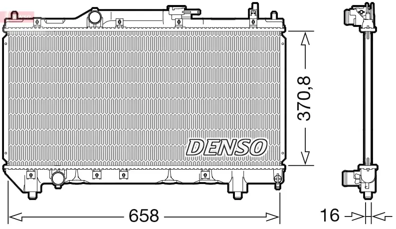 Kühler, Motorkühlung DENSO DRM50117