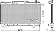 Kühler, Motorkühlung DENSO DRM50117