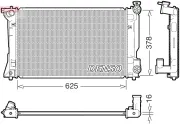 Kühler, Motorkühlung DENSO DRM50118