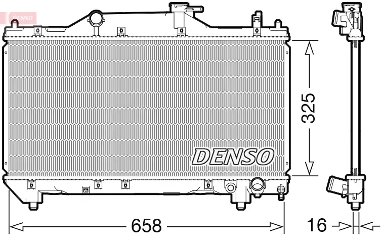 Kühler, Motorkühlung DENSO DRM50131