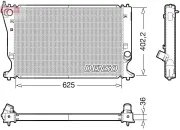 Kühler, Motorkühlung DENSO DRM50132