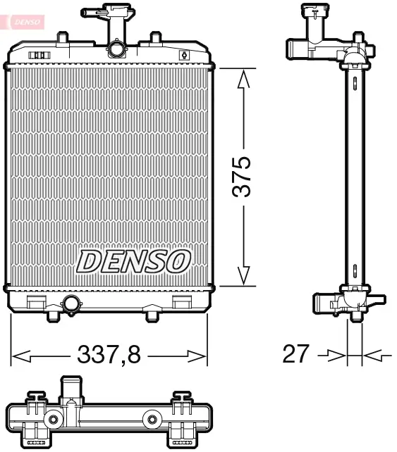 Kühler, Motorkühlung DENSO DRM50134