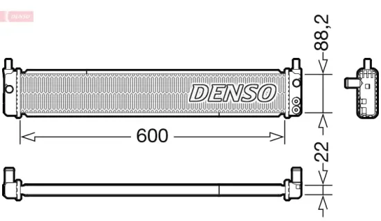 Kühler, Motorkühlung DENSO DRM50135 Bild Kühler, Motorkühlung DENSO DRM50135