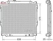 Kühler, Motorkühlung DENSO DRM50138