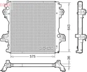 Kühler, Motorkühlung DENSO DRM50140