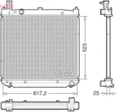 Kühler, Motorkühlung DENSO DRM50141