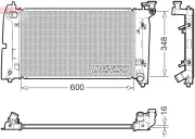 Kühler, Motorkühlung DENSO DRM50142