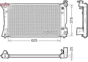 Kühler, Motorkühlung DENSO DRM50145