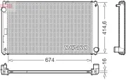 Kühler, Motorkühlung DENSO DRM50149