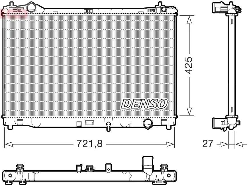 Kühler, Motorkühlung DENSO DRM50153