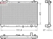 Kühler, Motorkühlung DENSO DRM50153