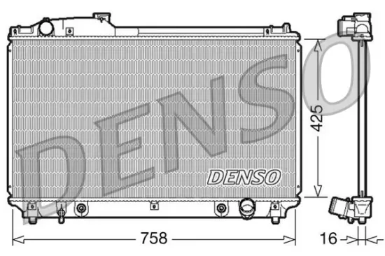 Kühler, Motorkühlung DENSO DRM51003 Bild Kühler, Motorkühlung DENSO DRM51003