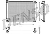 Kühler, Motorkühlung DENSO DRM51005