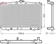 Kühler, Motorkühlung DENSO DRM51017