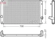 Kühler, Motorkühlung DENSO DRM51019