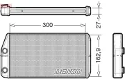 Wärmetauscher, Innenraumheizung DENSO DRR01002