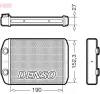 W&auml;rmetauscher, Innenraumheizung DENSO DRR09003