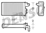 Wärmetauscher, Innenraumheizung DENSO DRR09010