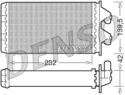Wärmetauscher, Innenraumheizung DENSO DRR09081