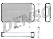 Wärmetauscher, Innenraumheizung DENSO DRR09090