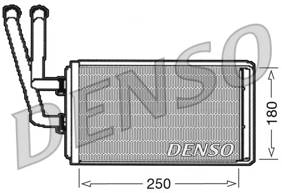 Wärmetauscher, Innenraumheizung DENSO DRR09100