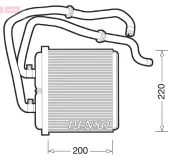 Wärmetauscher, Innenraumheizung DENSO DRR12003