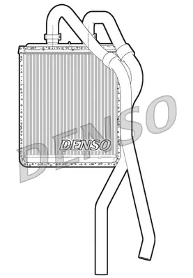 Wärmetauscher, Innenraumheizung DENSO DRR12020