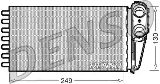 Wärmetauscher, Innenraumheizung DENSO DRR21001 Bild Wärmetauscher, Innenraumheizung DENSO DRR21001