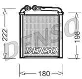 Wärmetauscher, Innenraumheizung DENSO DRR32005