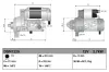 Starter 12 V 2,7 kW DENSO DSN1229 Bild Starter 12 V 2,7 kW DENSO DSN1229