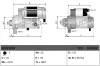 Starter 12 V 0,85 kW DENSO DSN3033 Bild Starter 12 V 0,85 kW DENSO DSN3033