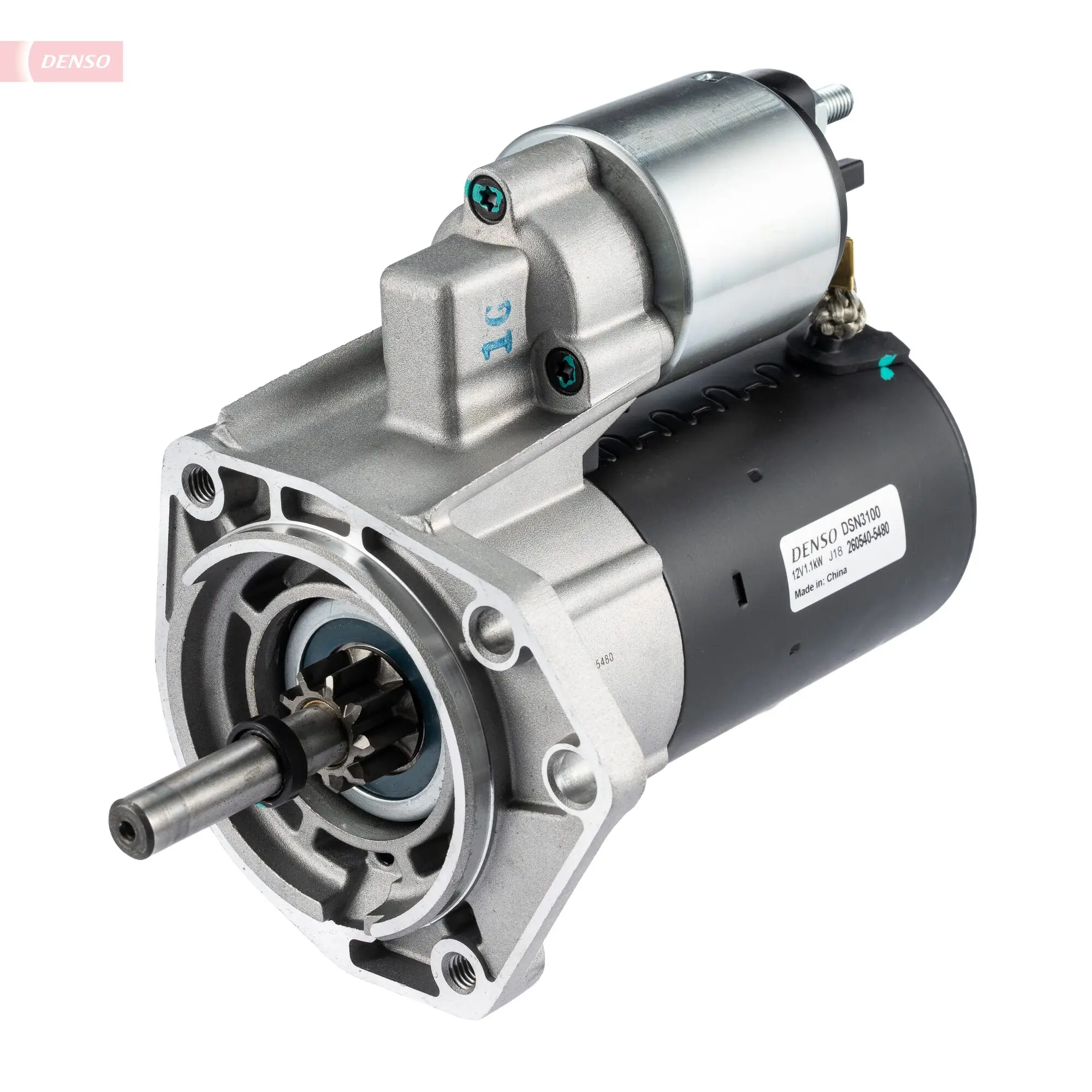 Starter 12 V 1,1 kW DENSO DSN3100