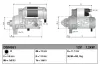 Starter 12 V 1,2 kW DENSO DSN951 Bild Starter 12 V 1,2 kW DENSO DSN951