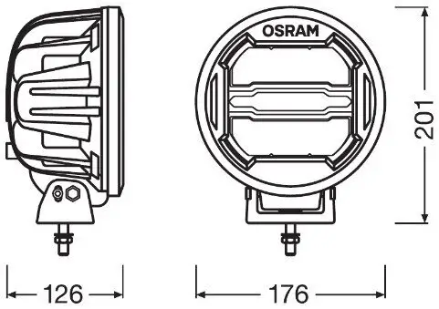Fernscheinwerfer ams-OSRAM LEDDL111-CB Bild Fernscheinwerfer ams-OSRAM LEDDL111-CB