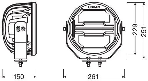 Fernscheinwerfer ams-OSRAM LEDDL112-CB Bild Fernscheinwerfer ams-OSRAM LEDDL112-CB