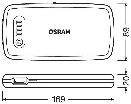 Batteriestarter ams-OSRAM OBSL200 Bild Batteriestarter ams-OSRAM OBSL200