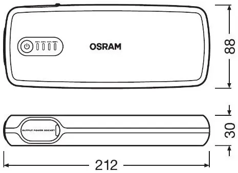 Batteriestarter ams-OSRAM OBSL400 Bild Batteriestarter ams-OSRAM OBSL400