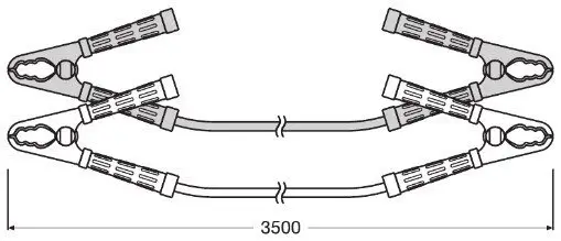 Starthilfekabel ams-OSRAM OSC250A Bild Starthilfekabel ams-OSRAM OSC250A