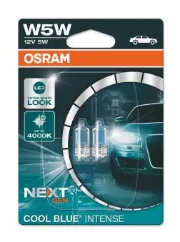 Glühlampe, Blinkleuchte 12 V 5 W W5W ams-OSRAM 2825CBN-02B