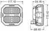 Arbeitsscheinwerfer ams-OSRAM LEDPWL113-UW Bild Arbeitsscheinwerfer ams-OSRAM LEDPWL113-UW