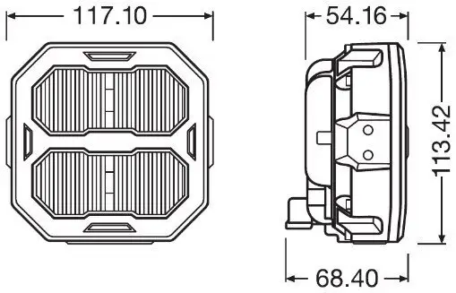 Arbeitsscheinwerfer ams-OSRAM LEDPWL113-UW Bild Arbeitsscheinwerfer ams-OSRAM LEDPWL113-UW