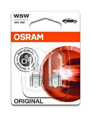 Glühlampe, Blinkleuchte 12 V 5 W W5W ams-OSRAM 2825-02B