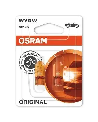 Glühlampe, Blinkleuchte 12 V 5 W WY5W ams-OSRAM 2827NA-02B