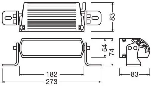 Fernscheinwerfer ams-OSRAM LEDDL128-SP Bild Fernscheinwerfer ams-OSRAM LEDDL128-SP