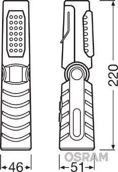 Handleuchte 4,5 V ams-OSRAM LEDIL201 Bild Handleuchte 4,5 V ams-OSRAM LEDIL201